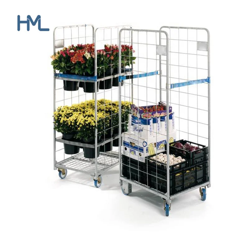 3-стороннее освещение промышленные колеса тяжелый Регулируемая подставка для перевозки грузов складной логистический склад тележка