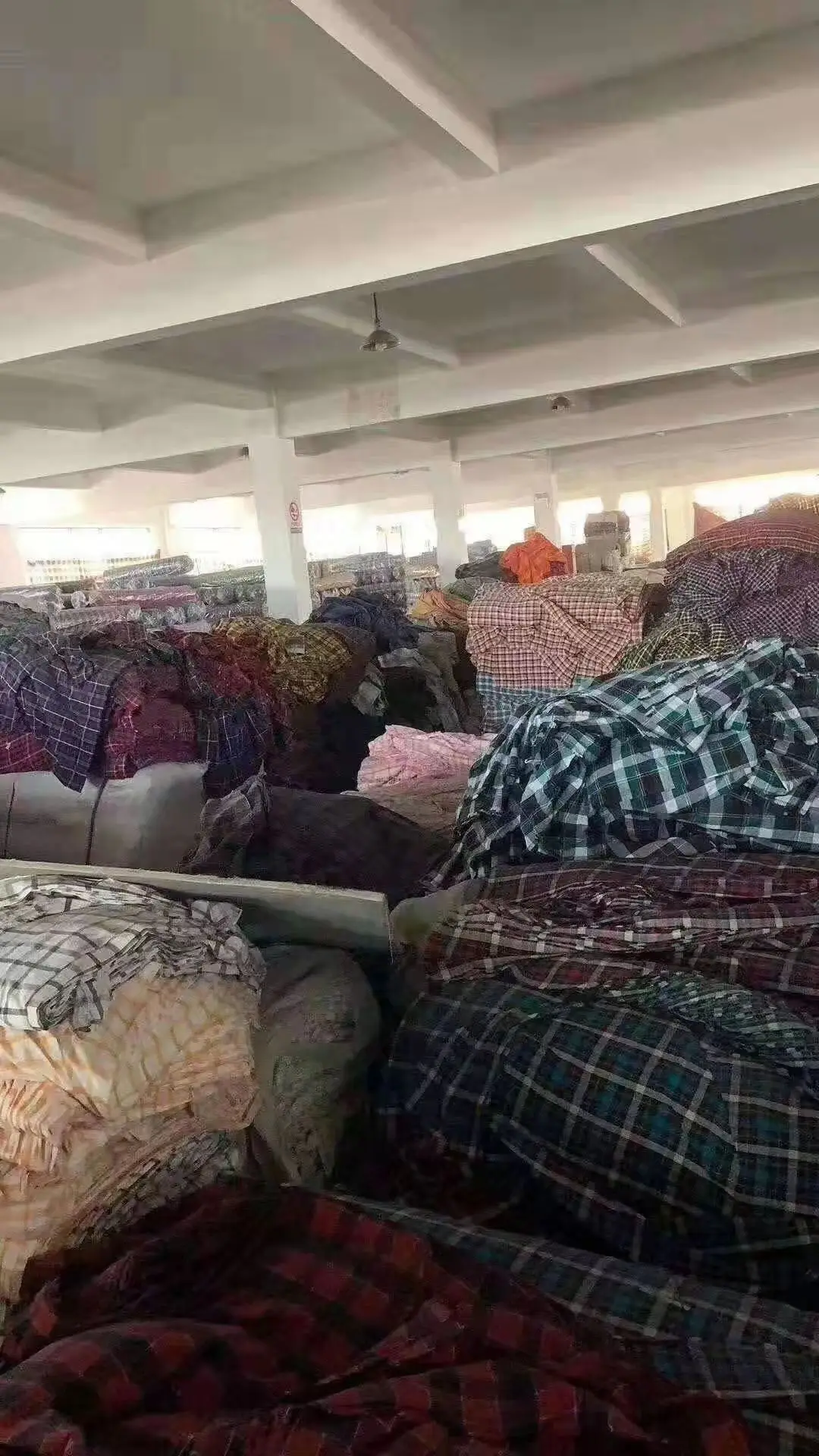 
cvc plaid fabric 