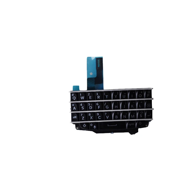 
Original Keypad For BlackBerry Q10 Keyboard Button With Flex Cable Replacement Parts Black/White 