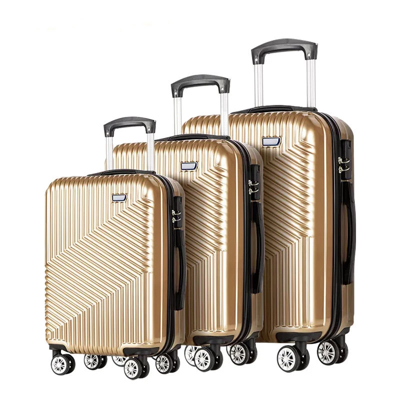ABS PC smart travelling hand bags carry on travel bags cabin luggage suitcase set trolly bags custom hard spinner luggage sets