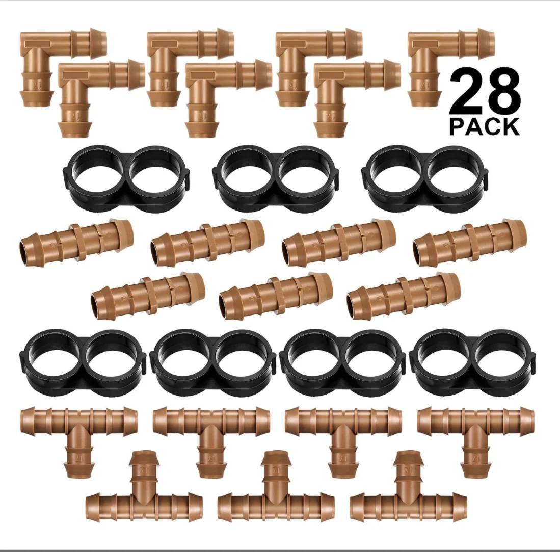 16mm Drip irrigation Pipe Fitting Barbed connector drip fittings