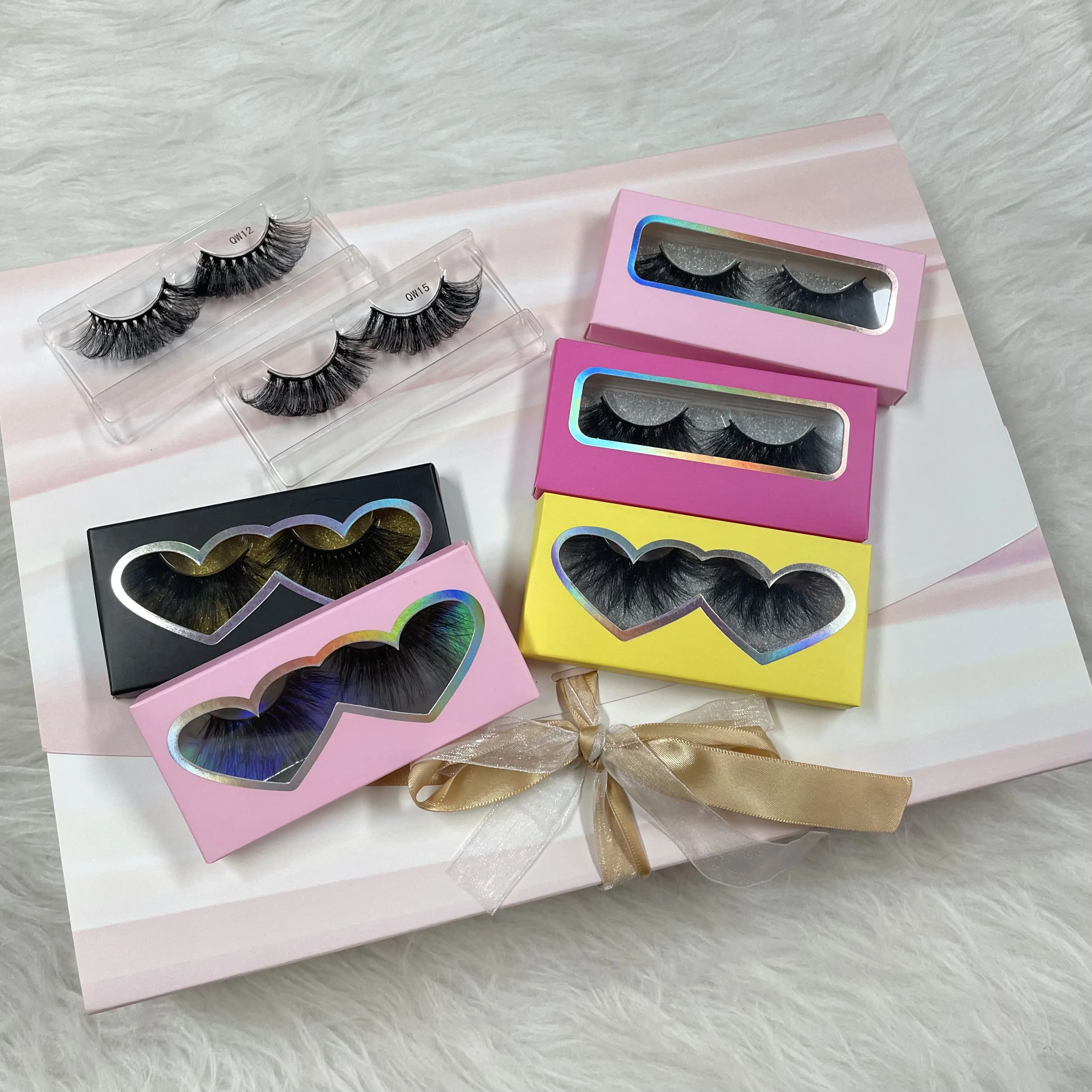 Wholesale fashion fluffy new style eyelashes factory vendor 25mm full strip lashes