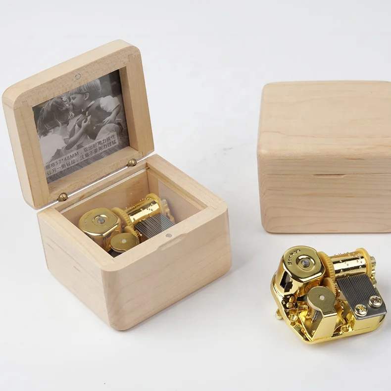 Специальная Сувенирная деревянная музыкальная шкатулка, Музыкальная шкатулка с индивидуальной рамкой