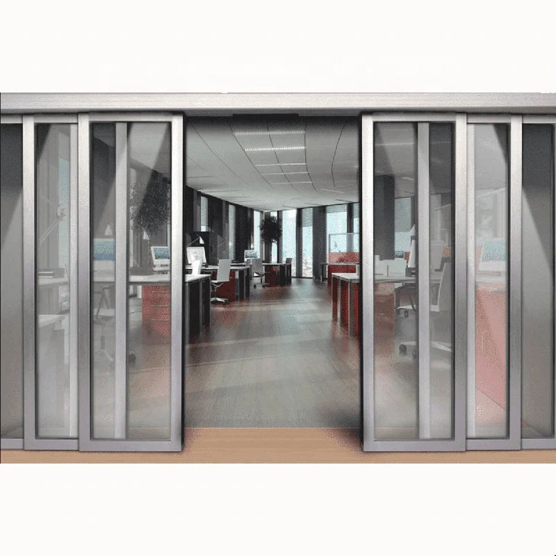 Factory Aluminium Automatic Sliding Door Motor With Controller Board Automatic Glass Door Operator