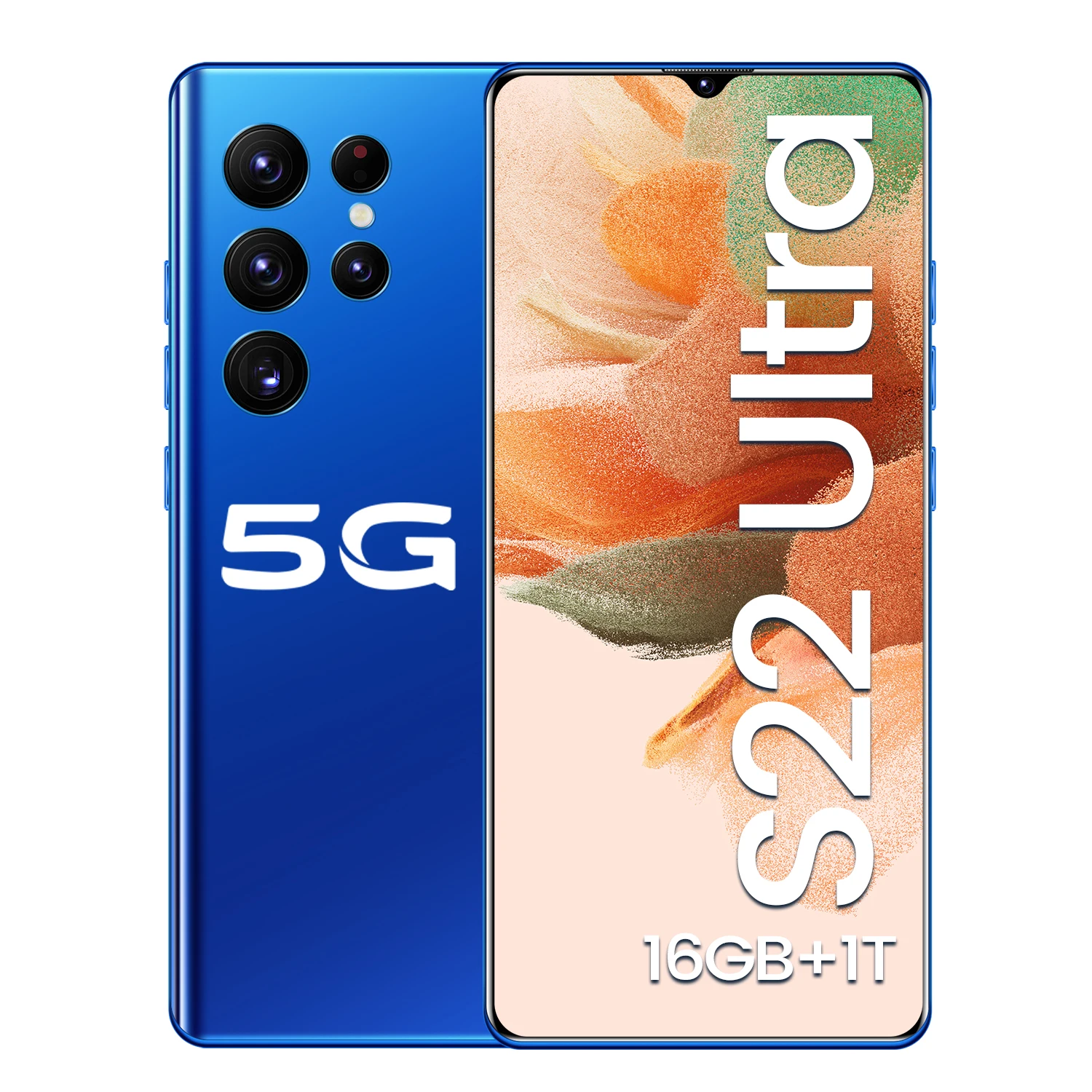 Hot Selling S22 ULTRA original 7.2 inch 16GB+1TB GPS Tracking Cell Phone Smartphones Unlocked Gaming Android Mobile Phones 5G