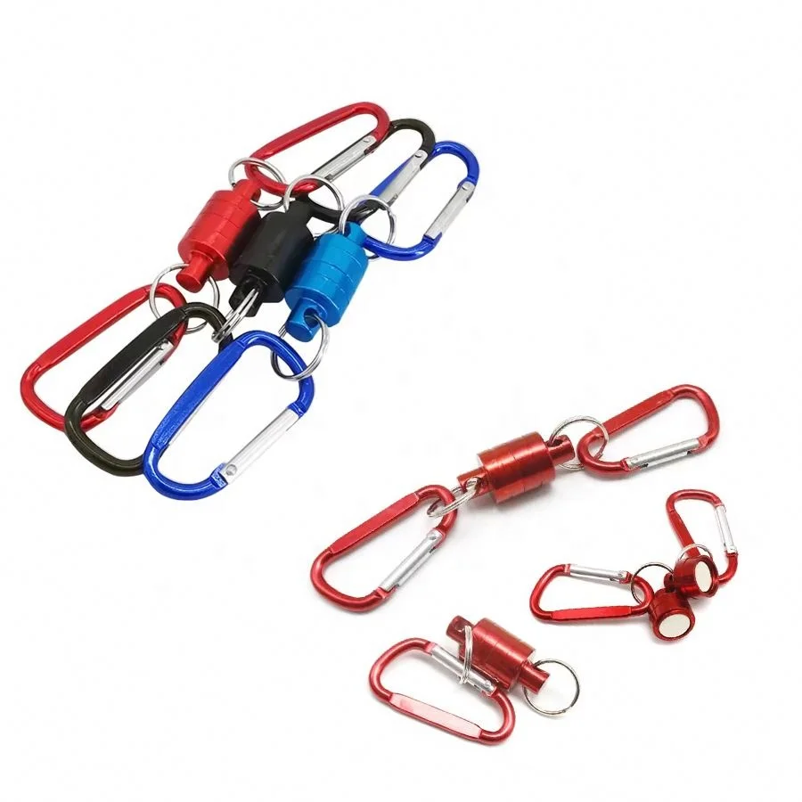 Magnetic Keychain Magnet Quick Secure Key Rings Attachment To Bag  Purse & Belt - Easy Access To Keys Carabiner