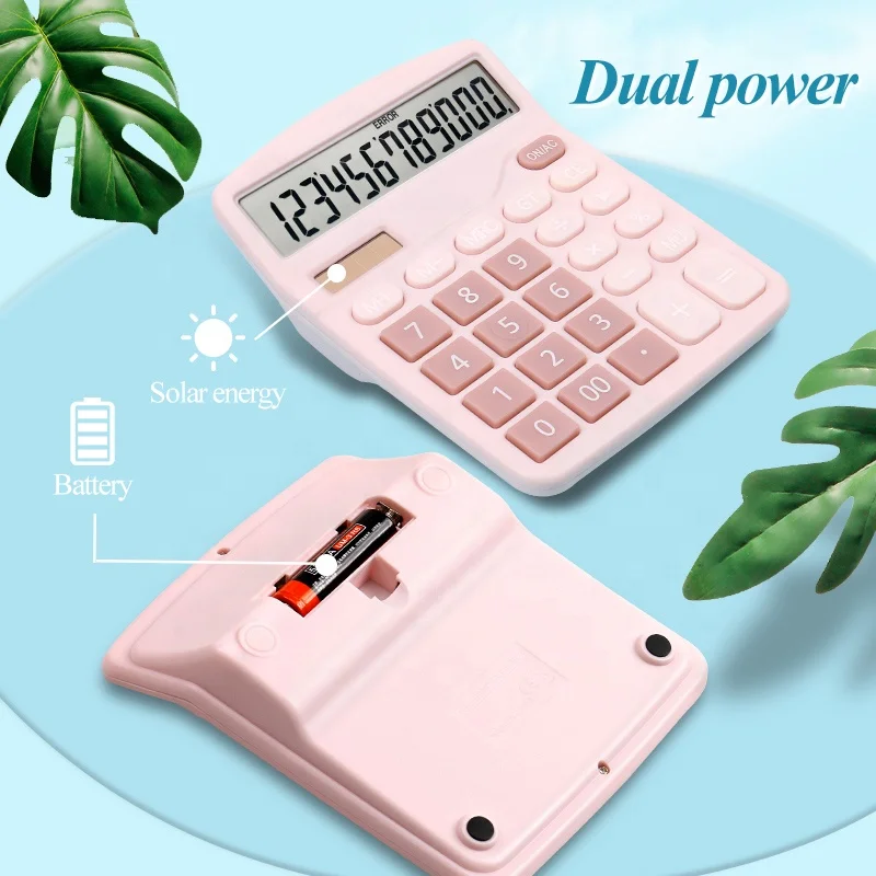 Wholesales 12 digits desktop 837 calculator custom logo school student office promotional calculator ready to ship