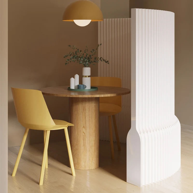 Accordion Kraft Paper Honeycomb Cardboard Folding Portable  Partition Wall Fair Event Exhibition Paper Wall
