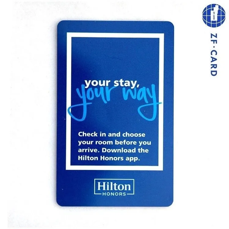 T5577 Glossy PVC Card Rfid Hotel Key Card