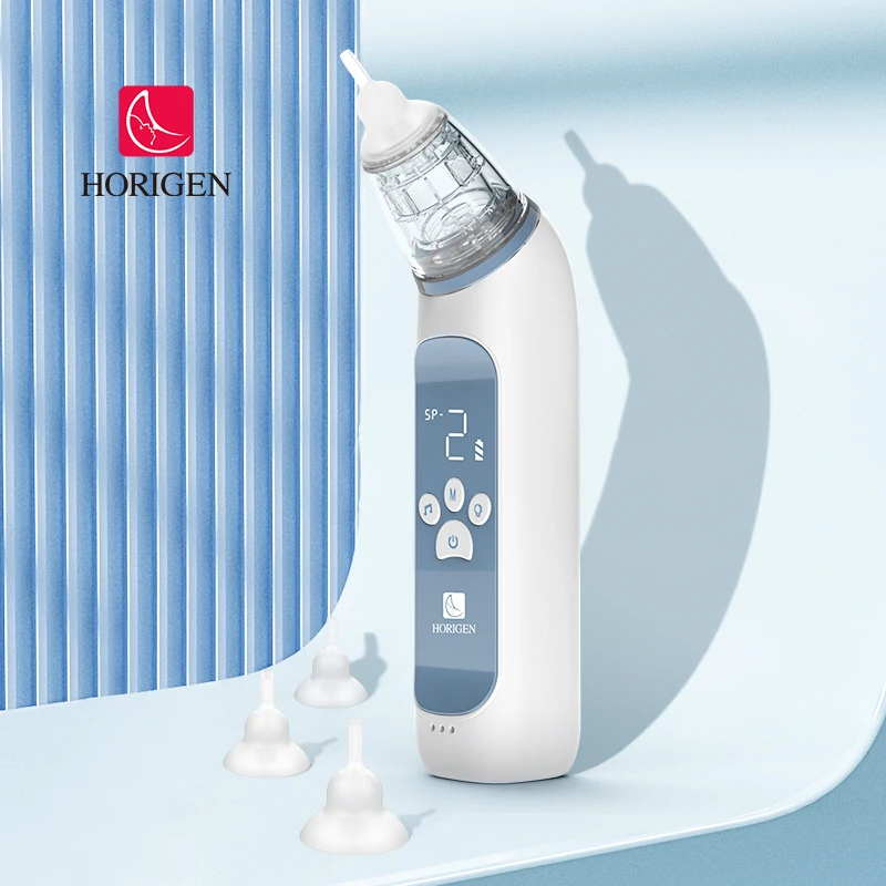 factory wholesale baby nose vacuum cleaner pump rechargeable 68Kps strong suction anti-backflow electric nasal aspirator