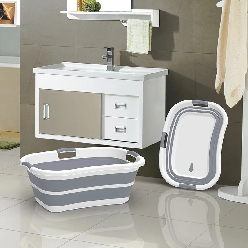 Водонепроницаемая конструкция легко помещается в компактные места складная корзина для хранения белья для путешествий