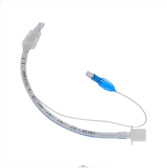 Medical Grade Pvc Reinforced Endo Tracheal Tube Silicone Endotracheal Tube With Cuff Armoured