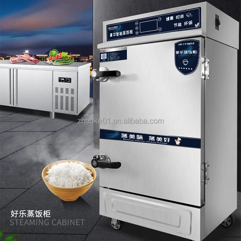 Factory Price Electric Gas Food Steamer Rice Steam Cooking Machine Fish Steamer Cabinet