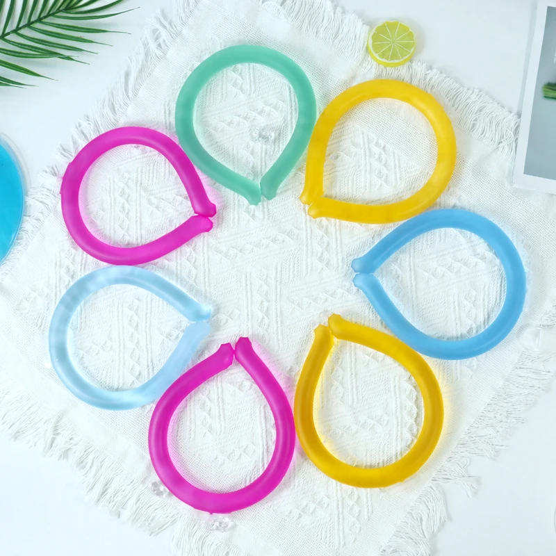 Summer Outdoor Neck Cooler Personal PCM Cooling Neck Wraps Reusable Cold Ice Pack Gel Neck Cooling Ring