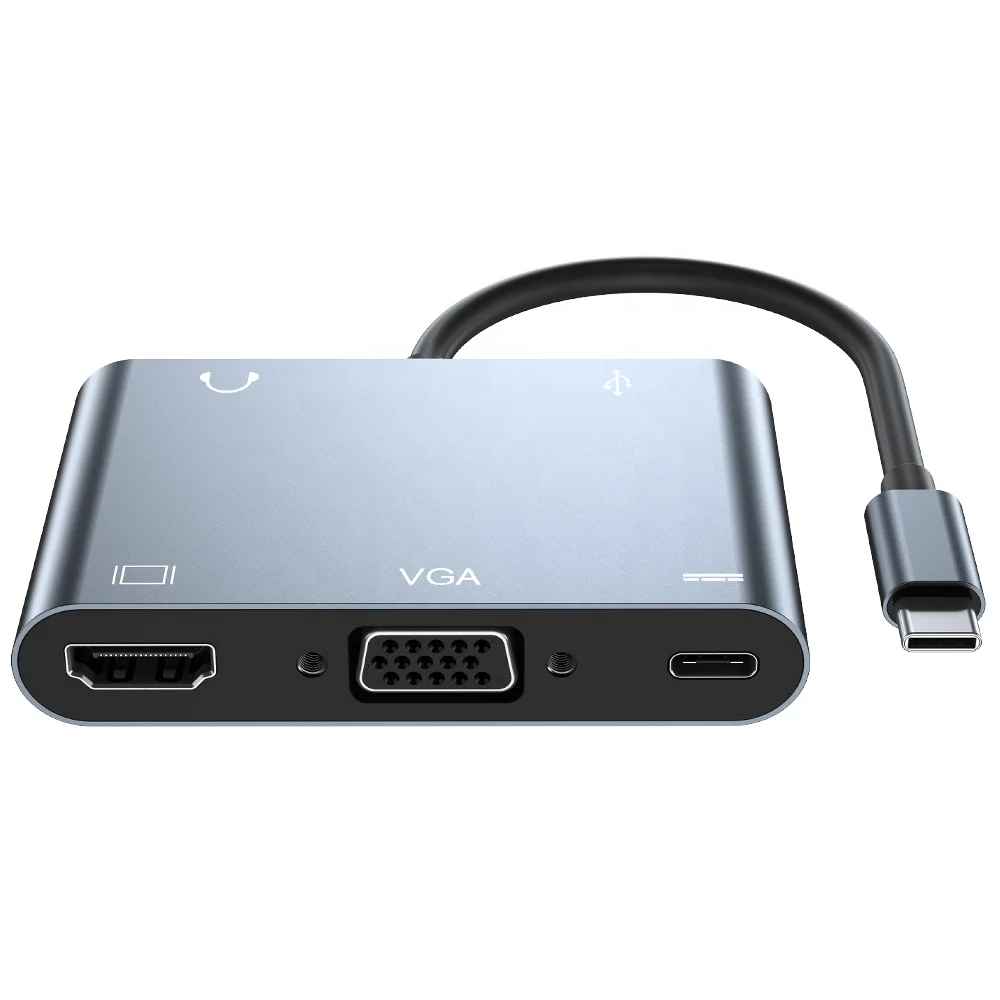  Usb 3 0 порт Ethernet адаптер Прямая поставка Новый C 4k Combo Multi 5 в 1 концентратор Type-c 4x 2 +