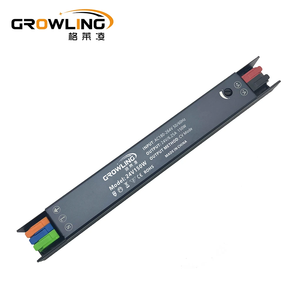 New design linear constant voltage ip20 linear 24v driver led 150w switching power supply for led strip light