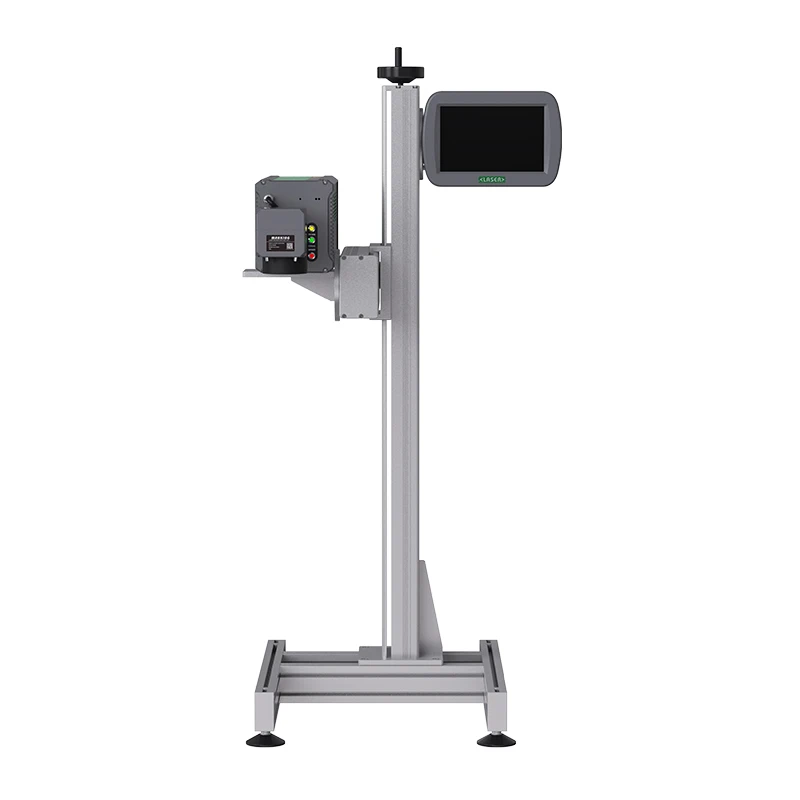 Galvo RF co2 laser engraver garments marking cutting machine for paper card plastic leather fabric