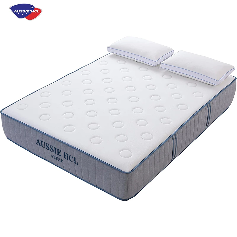 roll in box 10 Inch Gel Memory Foam Mattress with Individual Pocket Springs king Hybrid Mattress