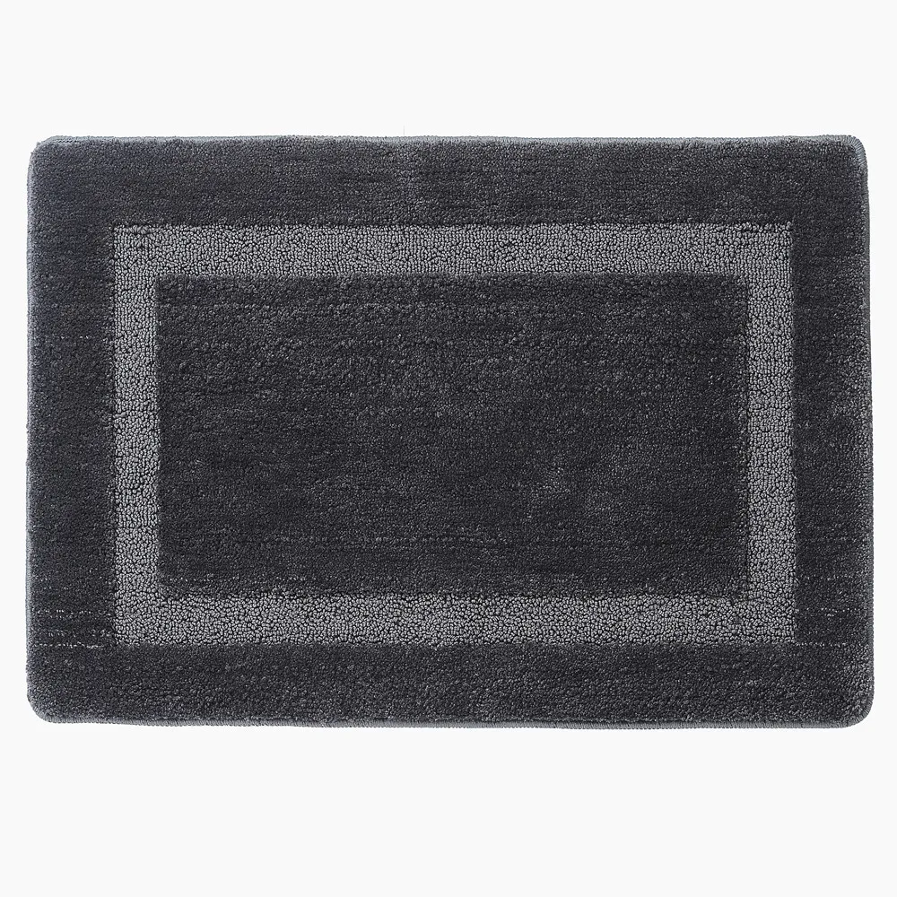 Custom Quick Dry Anti Slip Microfiber Super Soft Plush Bath Mat