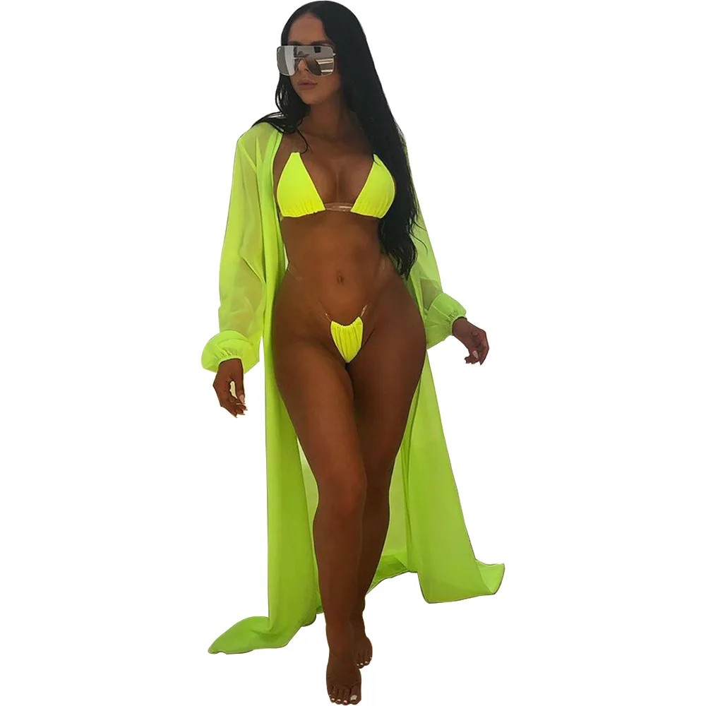 women lingerie 2020 solid color sexy lingerie underwear 3 piece lingerie set swimsuit suit