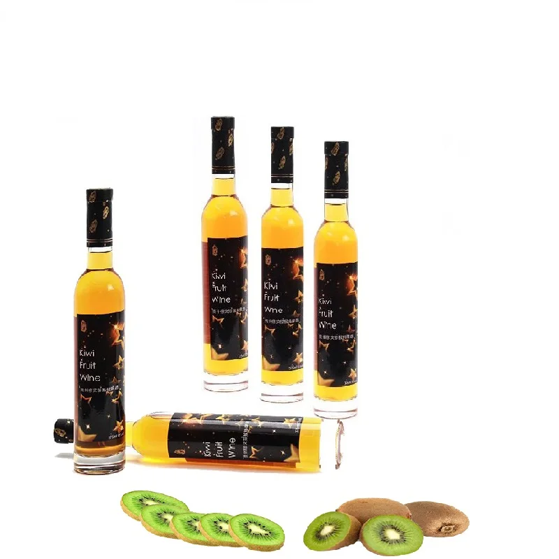 Drink Kiwi wine 375ml/bottle concentrated fruit juice vitamin C syrup bulk lime juice  Health care fruit wine
