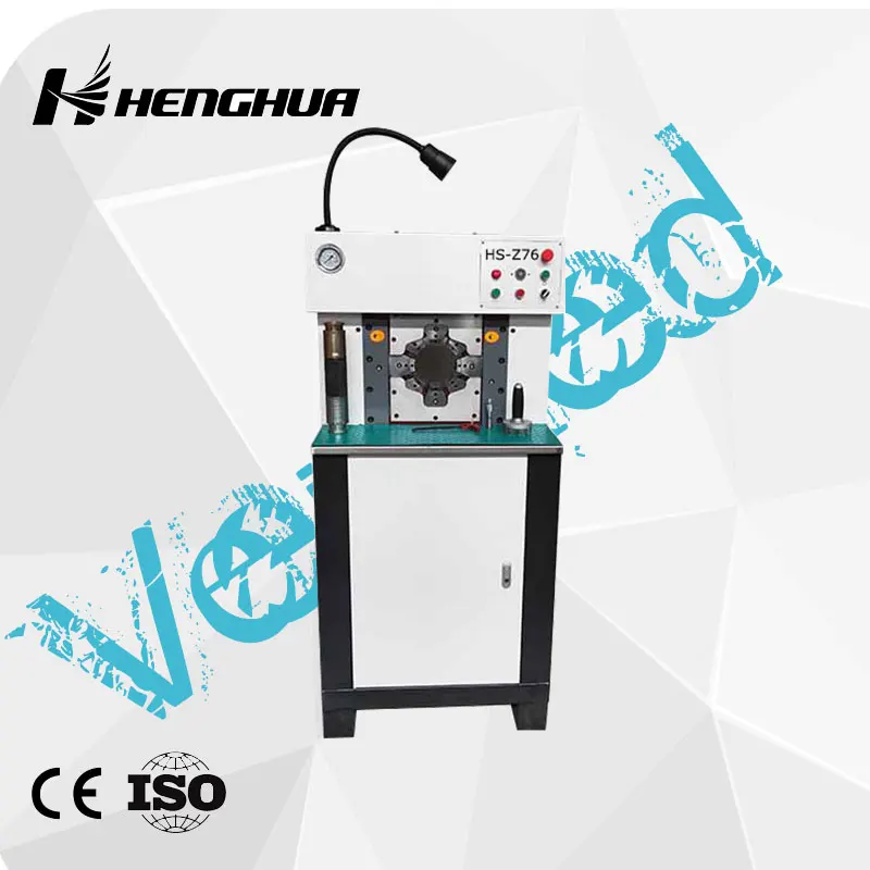 Сверхмощный 1/4-3 дюймовый шланг высокого давления ОБЖИМНАЯ машина гидравлический пресс для