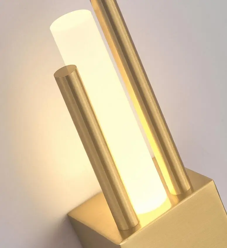 Nordic bedside lamp led living room background Wall new bedroom post-modern study wall lamp Creative Corridor lamp