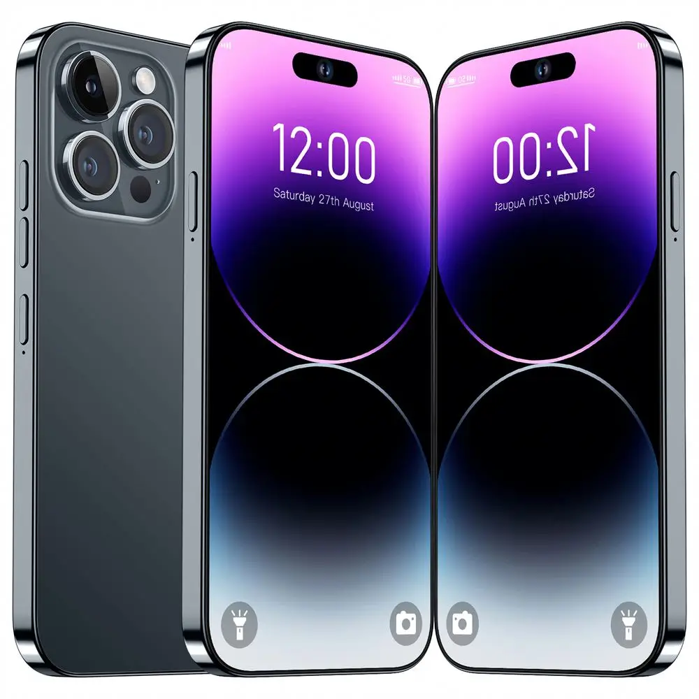 i14 pro max 8+256gb Easy operation chinese mobile android 12 5g smart phone unlocked 2022 for sales