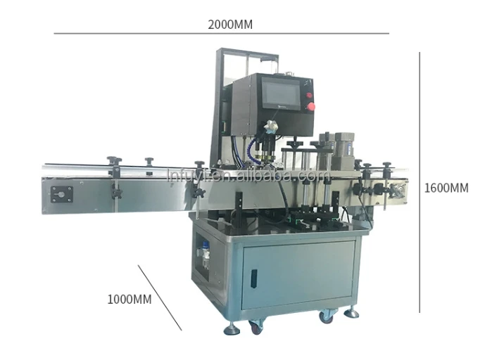 Automatic 4 head  servo gear pump liquid filling line