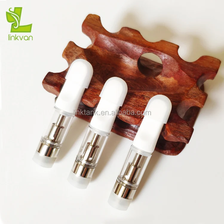 
1 ml 0.5 gram empty vape pen ceramic 510 vaporizer oil tank cell cbd cartridge no leaking for thick oil electronic cigarette 