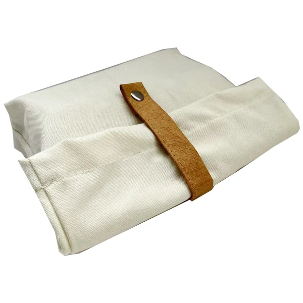 Leopard Pattern Small Canvas Makeup Wallet and Jewelry Travel Pouch for Gift Packaging