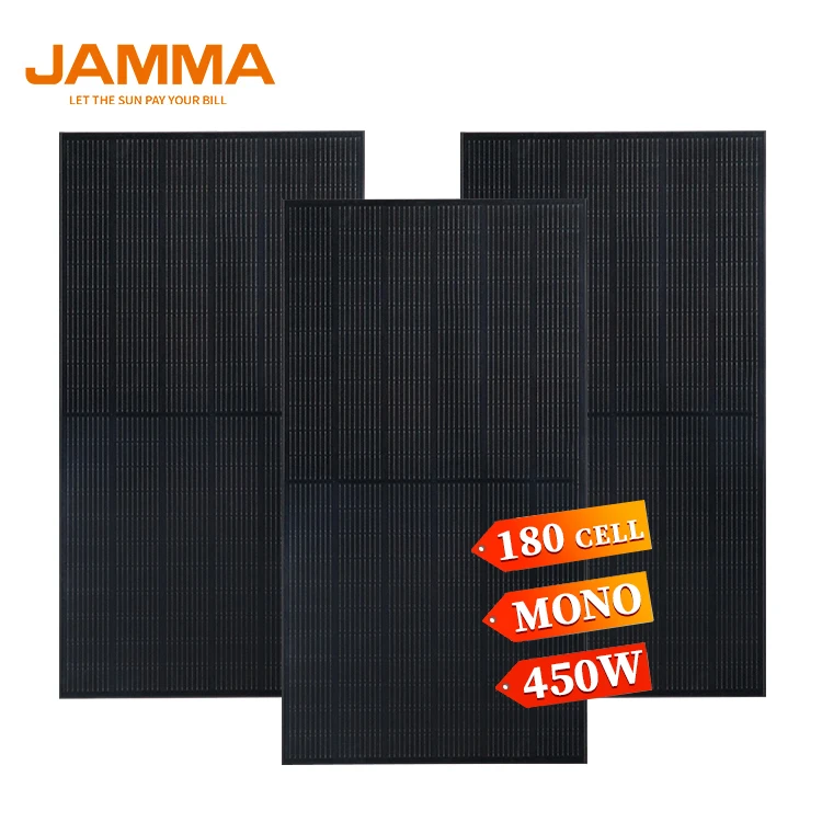 JAMMA High Efficiency 9BB 200W 300W 450W Monocrystalline Solar Panels System Outdoor