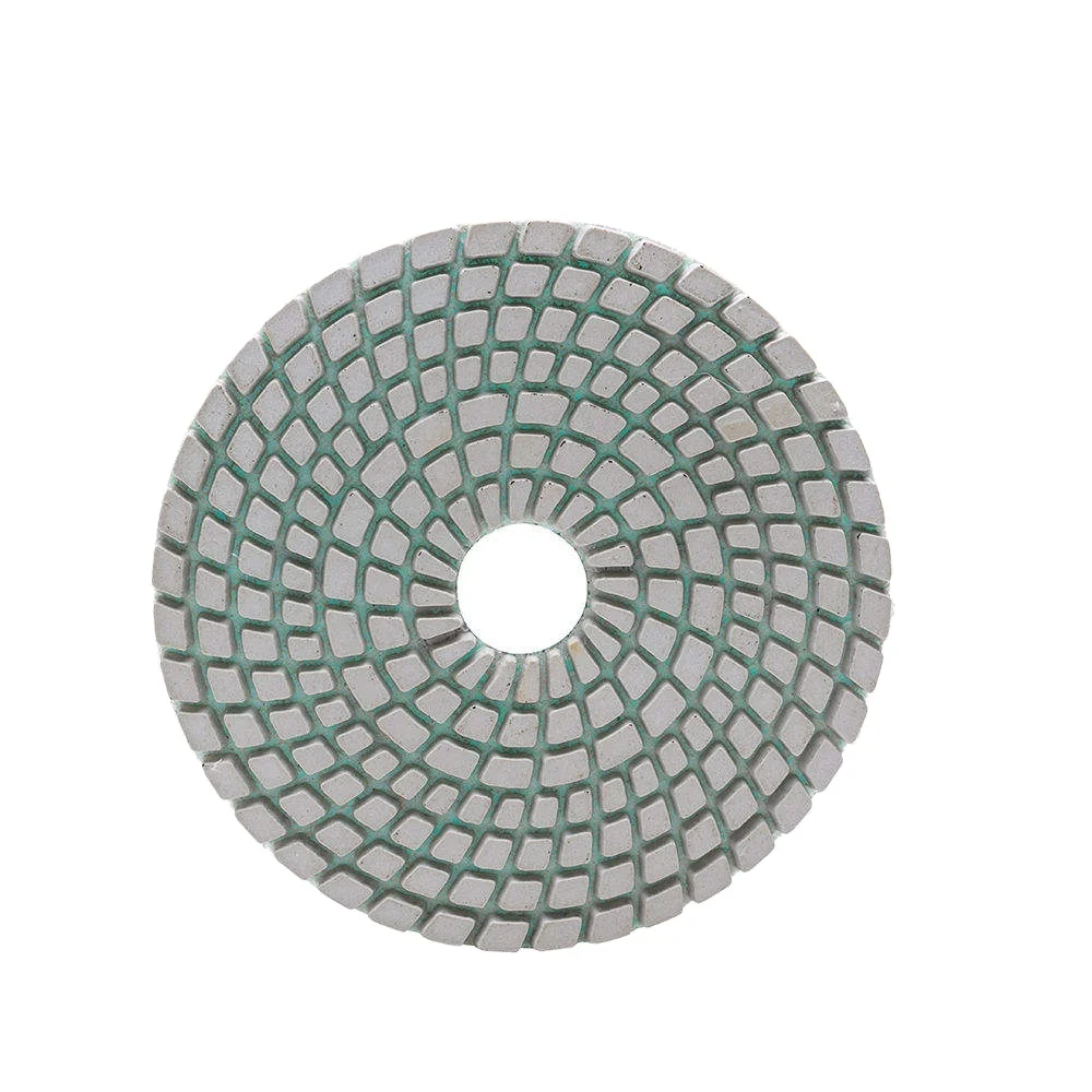 ZHONGZHI 4-Inch Wet Polishing Diamond Pads Resin Plastic Set Granite Quartz Stone Marble Sanding High Corrosion Abrasives
