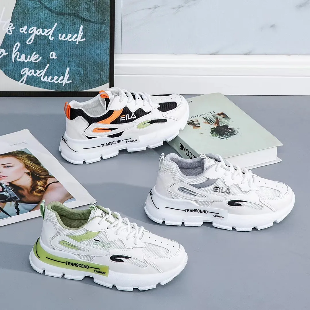 
New model try platform casual popular girl walking sneakers running women custom 
