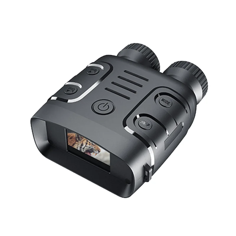 Outdoor 2023 IR Night Vision Binocular: 1080P FHD Night Hunting Camera 300m Range 5X Zoom Max 128GB TF Card