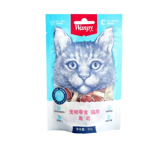 Оптовая продажа здоровых и питательных кормов для кошек угощений закусок домашних животных со вкусом куриного тунца
