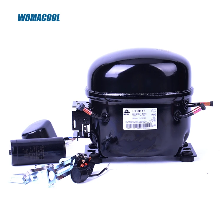 New commercial refrigeration compressor HY131YZ R134A 220-240V 50HZ HBP high back pressure compressor all copper wire motor