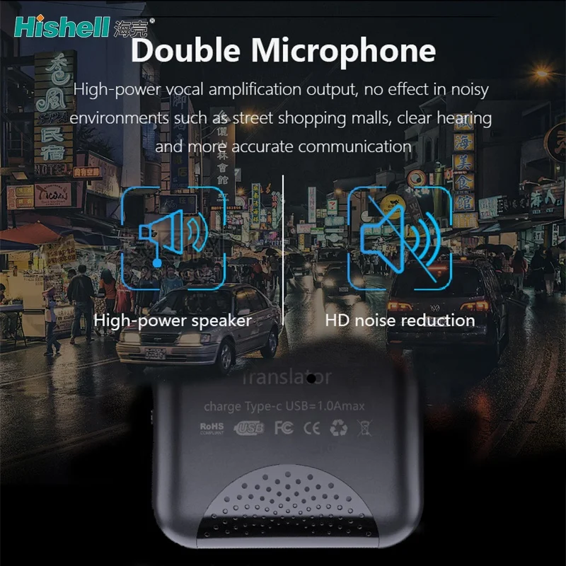  Support 138 Languages Wireless Portable Simultaneous Interpretation Language Translation Device Voice