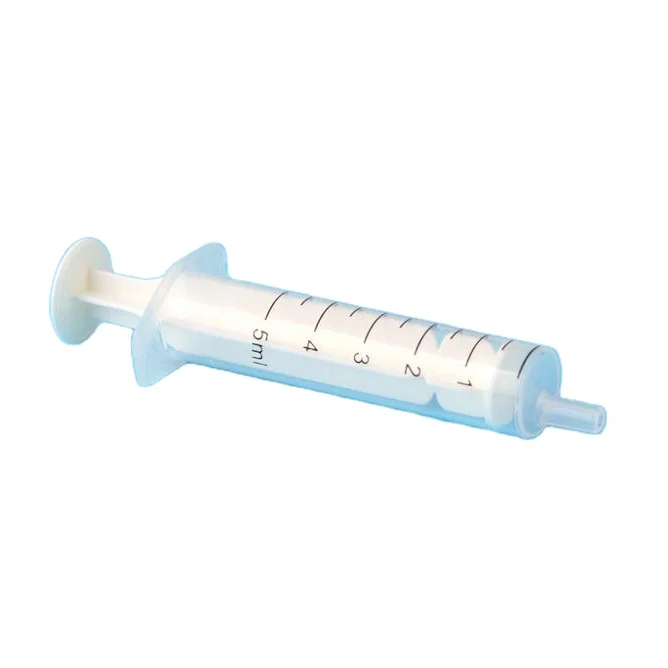 High quality and Best price 2 part disposable syringe with luer slip 5ml