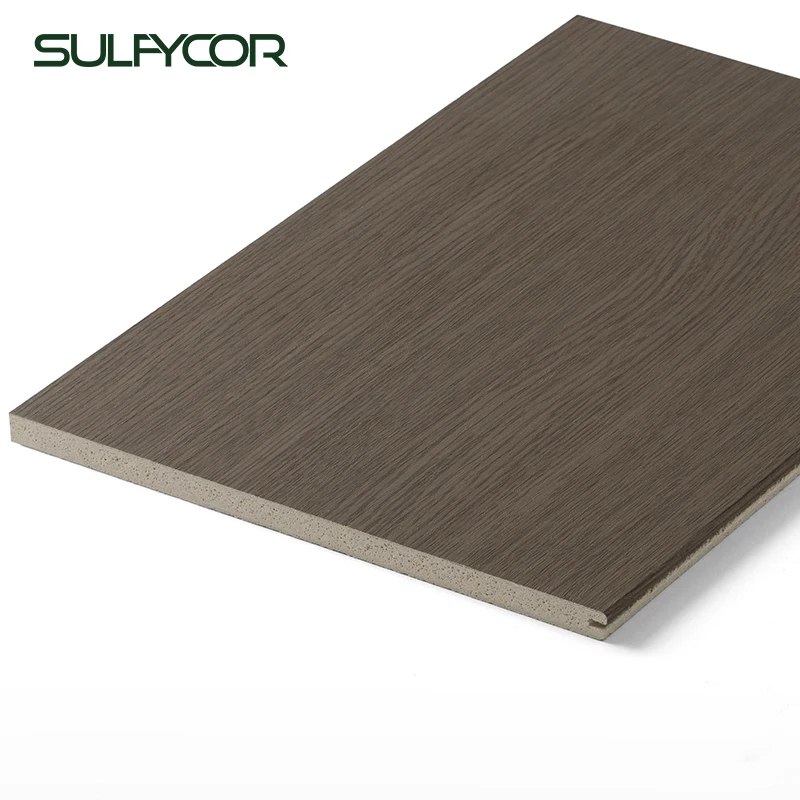 Environment Friendly High Fire Rated HPL/PVC Laminated MGO Wall Panel Marble and Wood Texture for Villa/Apartment Decoration