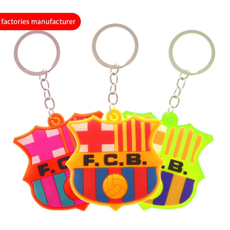 Custom Logo Promotion PVC Popular Embossed logo keychain soft pvc keychain 3d pvc rubber personalized keychain