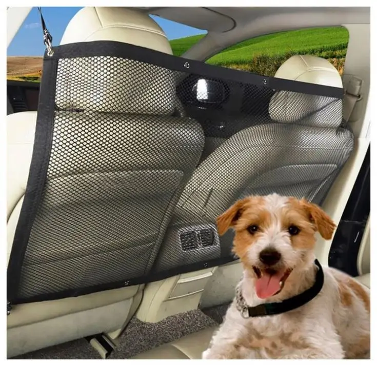 Dog Car Barrier Anti-collision Adjustable safe Mesh Net Barrier