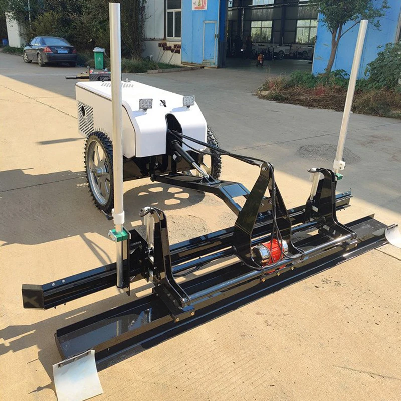 High Efficiency Concrete Floor Laser Screed Machine Vibratory Floor Paving Concrete Laser Screed Leveling Machine