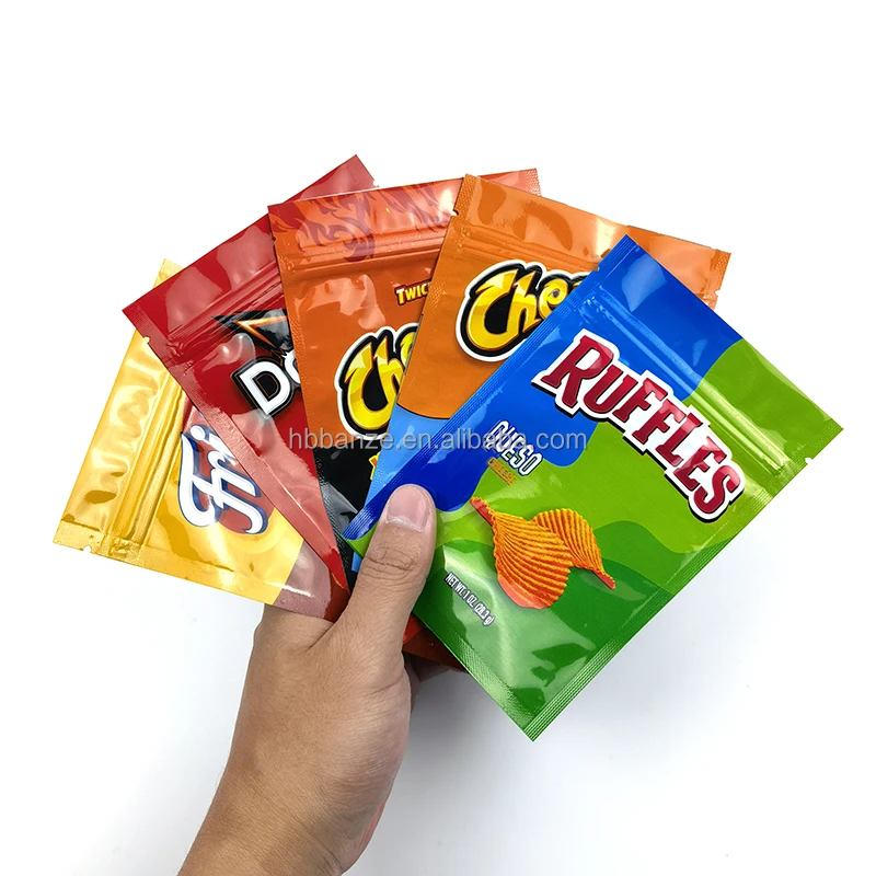 Лидер продаж 15 видов конструкций Doritos замка застежка-молнии майларовая упаковка закуски Cheetos Прохладный ранчо чипы пищевых продуктов