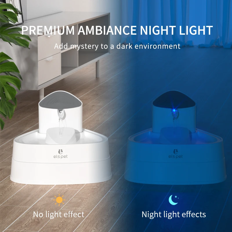 3L Cat Water Fountain Quiet Automatic Pet Water Dispenser For Cats Dogs Birds Electric Drinking Bowl Activated Carbon Filter