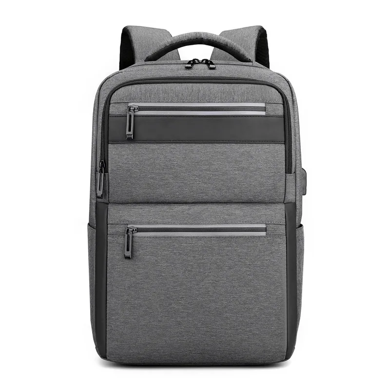 Leisure business computer multi-functional USB interface male large capacity computer backpack for man