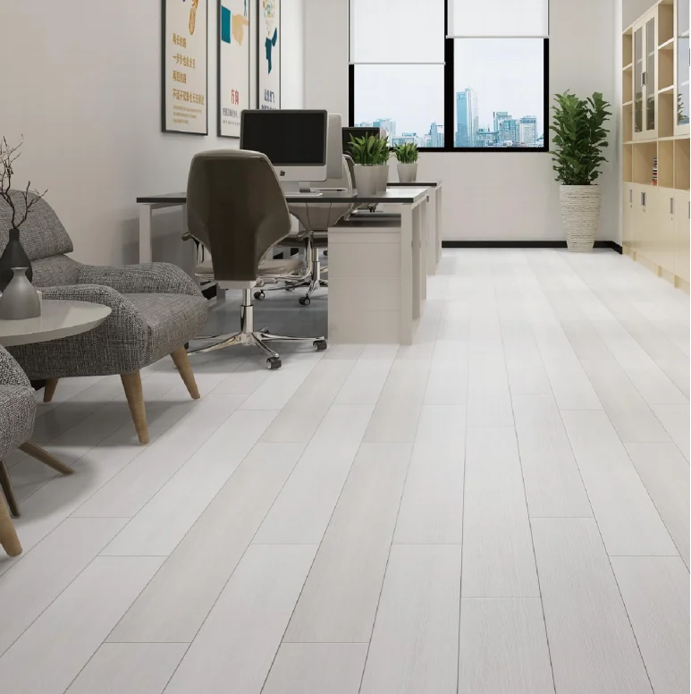 Easy Installment 5.0mm/0.3mm  PVC Flooring Commercial Wooden PVC Vinyl Flooring