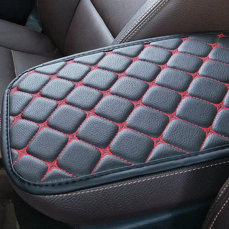 car accessories 2022 leather armrest box pad cushion universal fit sizes for mercedes benz bmw audi toyota honda kia hyundai