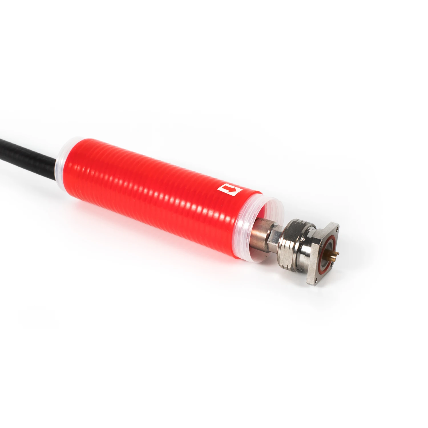 Красная и розовая силиконовая термоусадочная втулка для кабеля и разъема