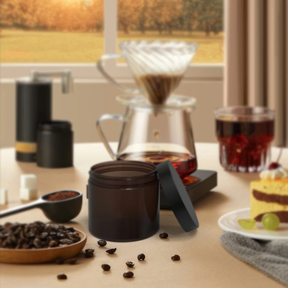 2025 Hot Sell Food Storage Jar With Plastic Lids 6oz 8oz Empty Frosted Cosmetic Jars Plastic Jars For Gummies Cosmetic